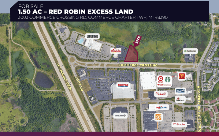 Pictures of Land property located at 3003 Commerce Crossing, Commerce Charter Township, MI 48390 for sales - image #1