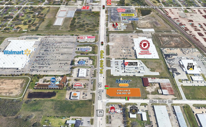 Pictures of Land property located at 1814 N Main St, Pearland, TX 77581 for sales - image #1