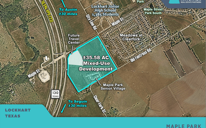Pictures of Land property located at SEQ OF SH 130 & Maple Street, Lockhart, TX 78644, Lockhart, TX 78644 for sales - image #1