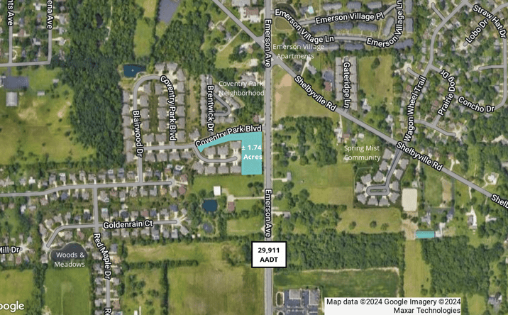 Pictures of Land property located at 5640 S Emerson Ave, Indianapolis, IN 46237 for sales - image #1