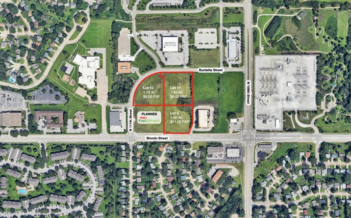 Pictures of Land property located at 111th Street and Blondo Street, Omaha, NE 68164 for sales - image #1