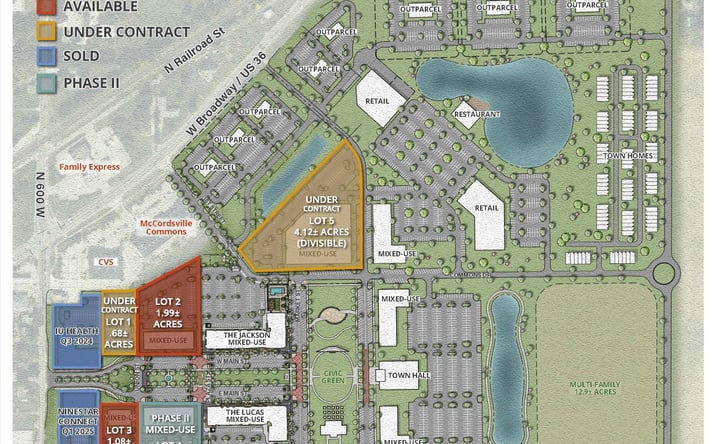 Pictures of Land, Mixed Use, Office property located at 7600 N 600 W, McCordsville, IN 46055 for sales - image #1