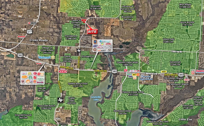 Pictures of Land property located at SWC OF FM-2931/MAIN ST & LIBERTY RD, Aubrey, TX 76227 for sales - image #1