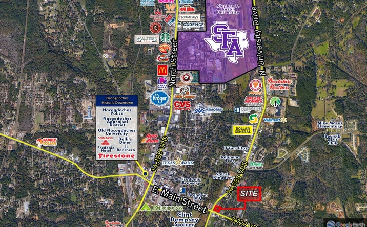 Pictures of Retail property located at 1005 E Main St, Nacogdoches, TX 75961 for sales - image #1
