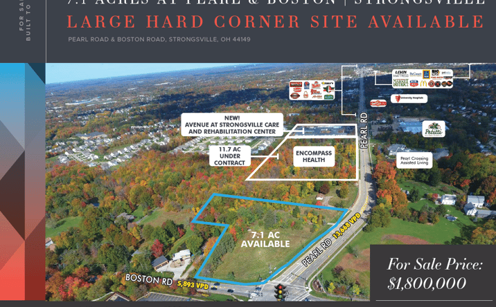 Pictures of Land property located at Pearl Rd, Strongsville, OH 44136 for sales - image #1