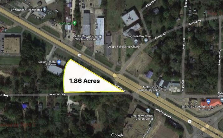 Pictures of Land property located at 0 W Highway 80, Jackson, MS 39201 for sales - image #1