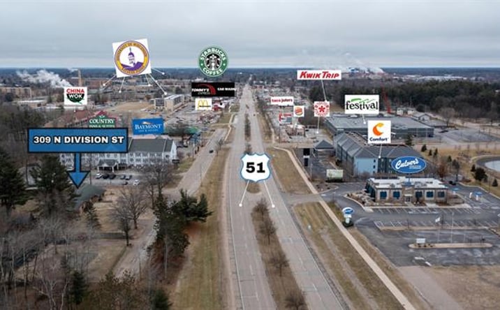 Pictures of Office, Retail property located at 309 N Division St, Stevens Point, WI 54481 for sales - image #1