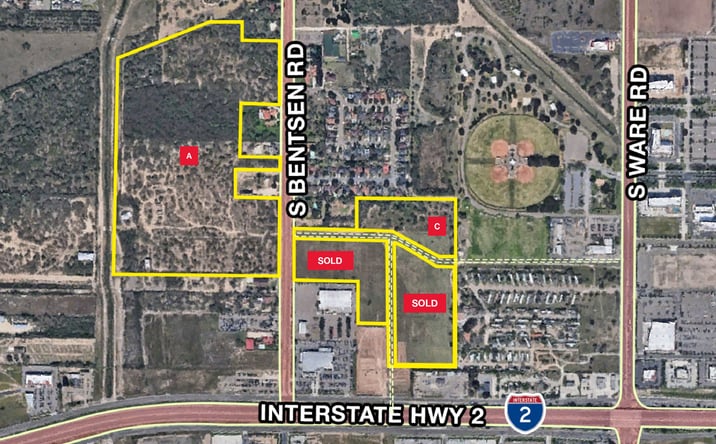 Pictures of Land property located at 0 Bentsen Road W, McAllen, TX 78501 for sales - image #1