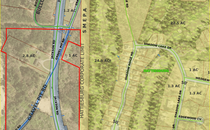 Pictures of Land property located at 1119 Jackson Rd, Hattiesburg, MS 39402 for sales - image #1