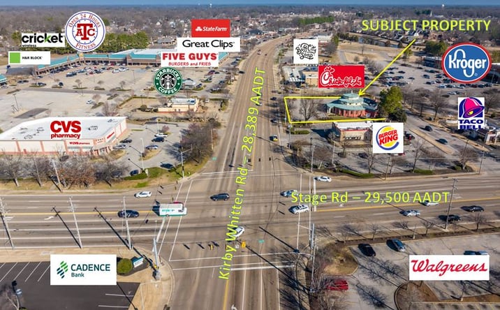 Pictures of Retail property located at 2936 Kirby Whitten Rd, Bartlett, TN 38134 for sales - image #1