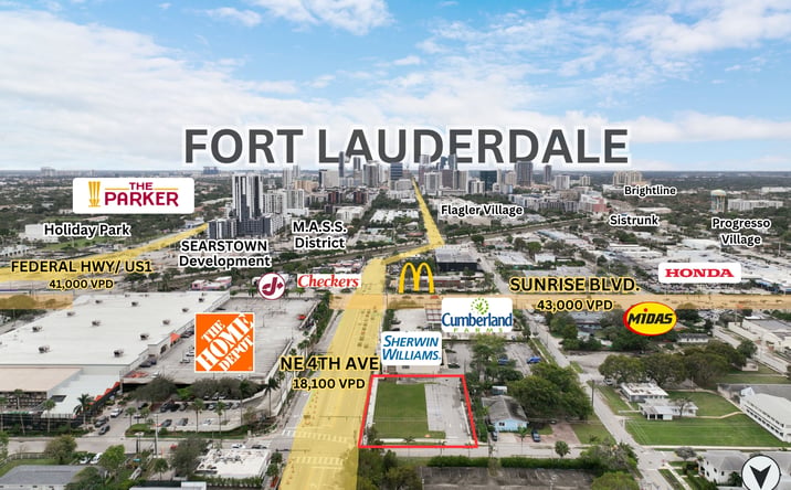 Pictures of Land property located at 1091 NE 4th Ave, Fort Lauderdale, FL 33304 for sales - image #1