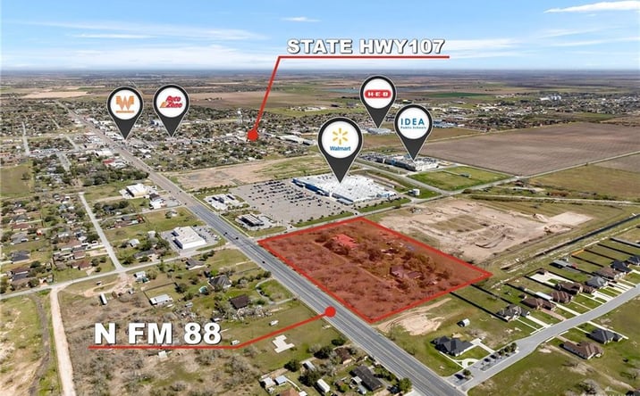 Pictures of Land property located at 17948 N Fm 88 Highway N, Elsa, TX 78538 for sales - image #1