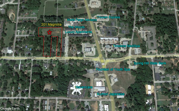 Pictures of Land property located at 201 Magnolia Lane, Longview, TX 75605 for sales - image #1