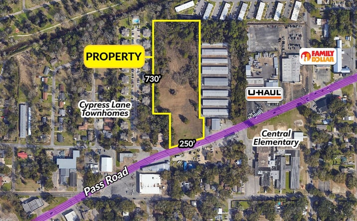 Pictures of Land property located at 0 Pass Road, Gulfport, MS 39501 for sales - image #1