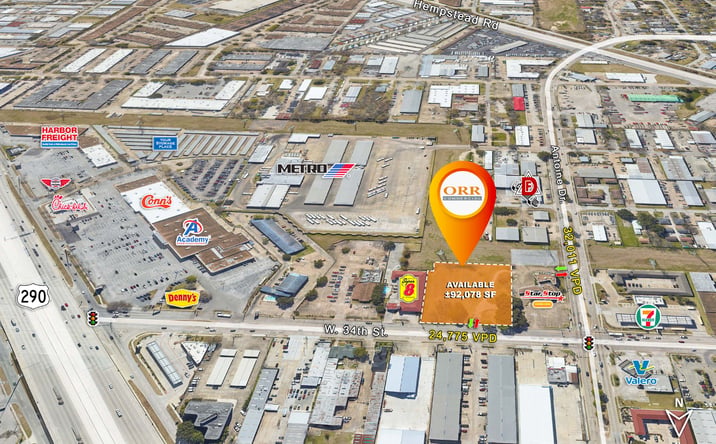 Pictures of Land property located at W. 34 Th St. & Antoine Dr, Houston, TX 77092 for sales - image #1