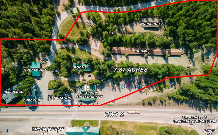 Pictures of Mixed Use, Retail, Hospitality, Office property located at 12555 US Highway 2 E, West Glacier, MT 59936 for sales - image #1