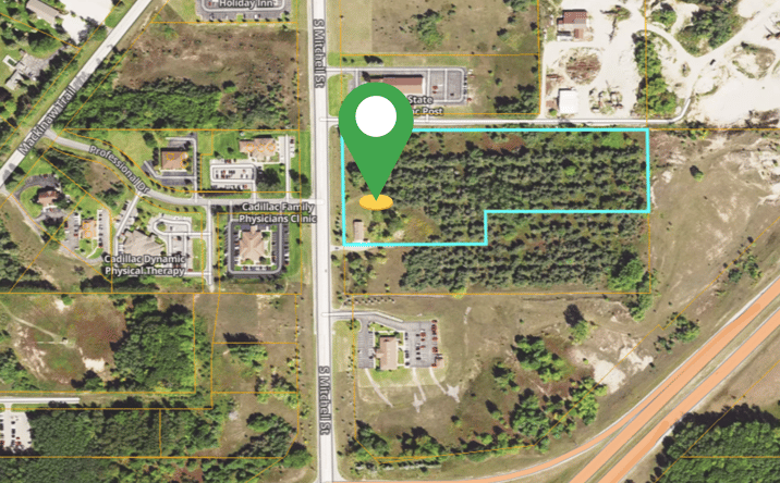 Pictures of Land property located at 7801 US-131, Cadillac, MI 49601 for sales - image #1
