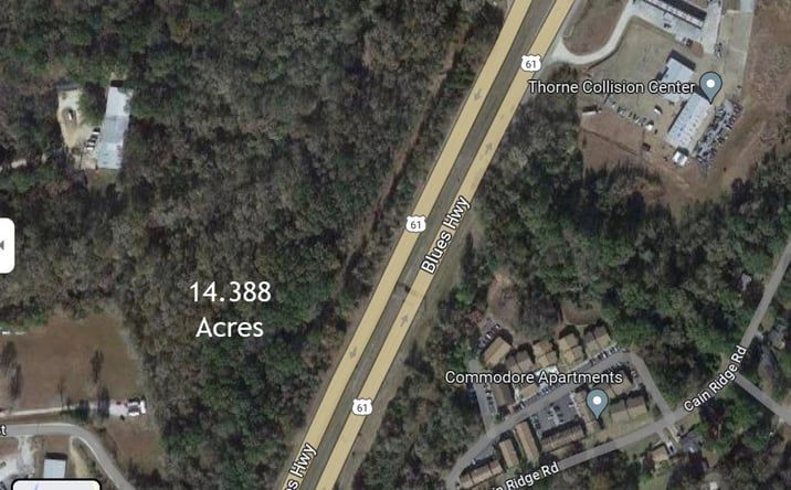 Pictures of Land property located at 00 HWY 61 South, Vicksburg, MS 39180 for sales - image #1