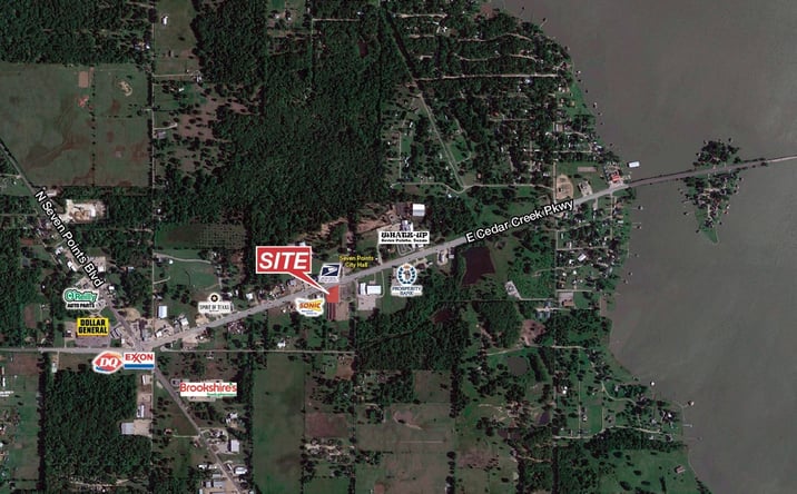 Pictures of Retail property located at 423 E. Cedar Creek Pkwy., Seven Points, TX 75143 for sales - image #1