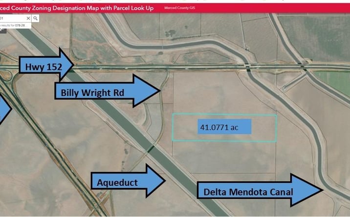 Pictures of Land property located at 2 Billy Wright Road, Los Banos, CA 93635 for sales - image #1