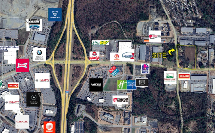 Pictures of Land property located at 10302 Colonel Glenn Rd, Little Rock, AR 72204 for sales - image #1