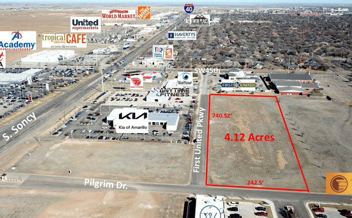 Pictures of Land property located at Pilgrim Dr, Amarillo, TX 79118 for sales - image #1