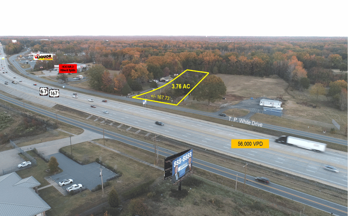 Pictures of Land property located at 7824 T P White Dr, Cabot, AR 72023 for sales - image #1
