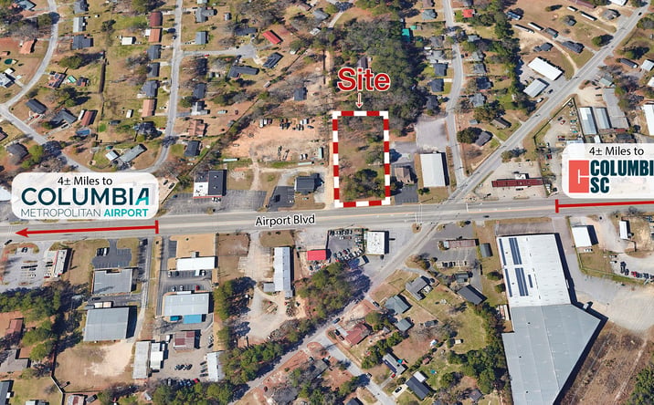 Pictures of Land property located at 1810 Airport Blvd, Cayce, SC 29033 for sales - image #1