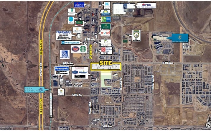 Pictures of Land property located at SEC OF 64TH AVENUE & TOWER ROAD, Denver, CO 80249 for sales - image #1