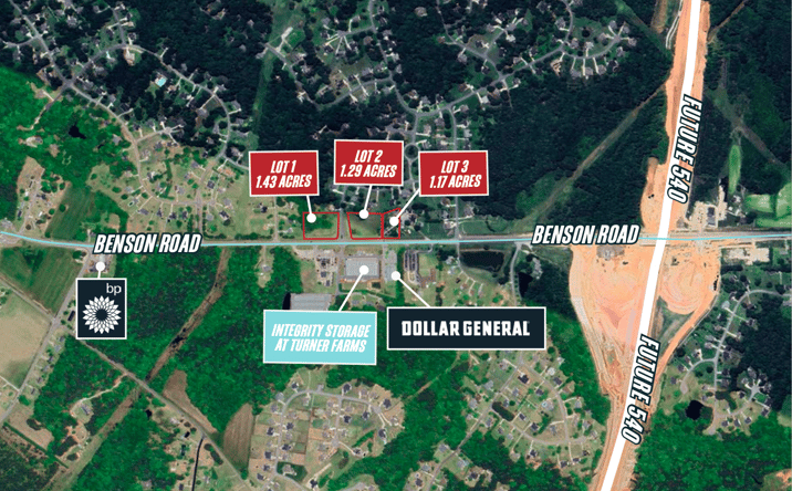 Pictures of Land property located at Benson Rd & Turner Farms Rd, Garner, NC 27529 for sales - image #1