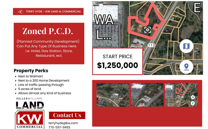 Pictures of Land property located at Nathan Dean Bypass, Rockmart, GA 30153 for sales - image #1