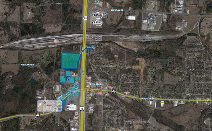 Pictures of Land property located at Nwq hwy 75 & fm 120, Denison, TX 75020 for sales - image #1