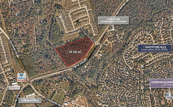 Pictures of Land property located at 3083 Graystone Manor Drive, Conroe, TX 77304 for sales - image #1