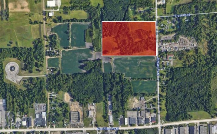 Pictures of Land property located at 12124 Inkster Rd, Romulus, MI 48174 for sales - image #1