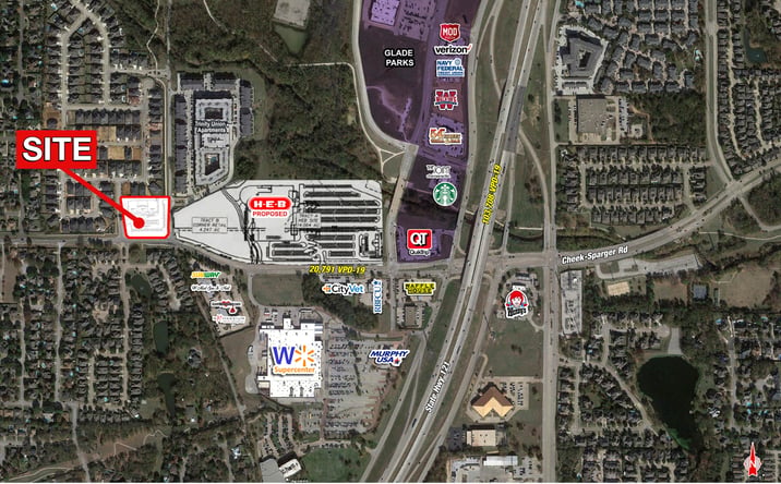 Pictures of Retail, Land property located at 2100 Heritage Ave, Colleyville, TX 76034 for sales - image #1