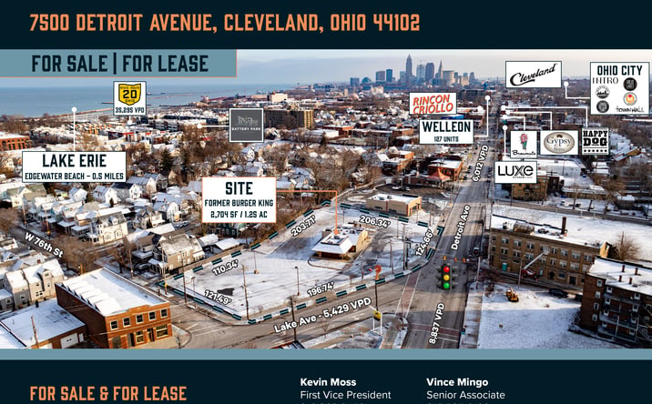 Pictures of Retail property located at 7500 Detroit Ave, Cleveland, OH 44102 for sales - image #1