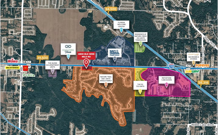 Pictures of Land property located at 4800 W 9 Mile Rd, Pensacola, FL 32526 for sales - image #1
