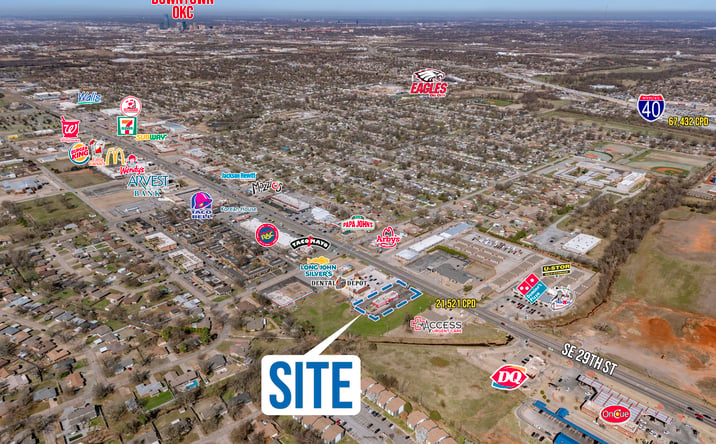 Pictures of Retail property located at 5008 SE 29th St, Oklahoma City, OK 73115 for sales - image #1