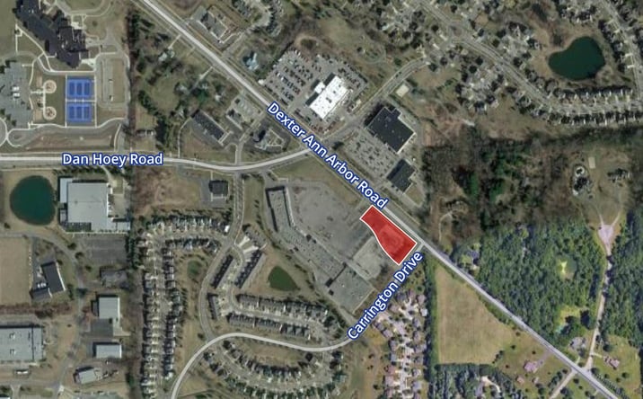 Pictures of Land, Retail property located at Dexter Ann Arbor Road & Carrington Drive, Dexter, MI 48130 for sales - image #1