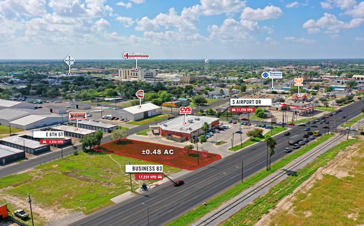 Pictures of Land property located at 1602 Business Hwy 83 E, Weslaco, TX 78596 for sales - image #1