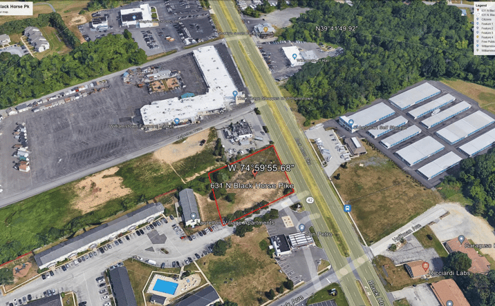 Pictures of Land property located at 631 N Black Horse Pike, Monroe, NJ 08094 for sales - image #1