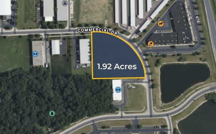 Pictures of Land property located at 132 Commercial Dr, Yorkville, IL 60560 for sales - image #1