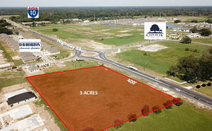 Pictures of Land property located at Hwy 44, Gonzales, LA 70737 for sales - image #1