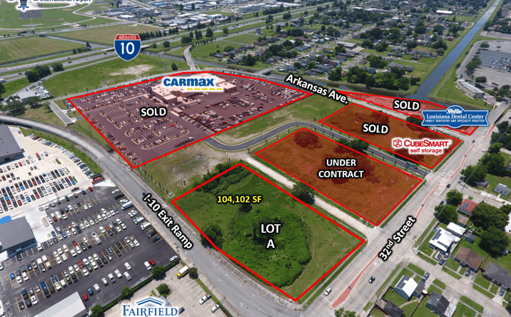Pictures of Land property located at 32nd St. & I-10 Interchange, Kenner, LA 70065 for sales - image #1