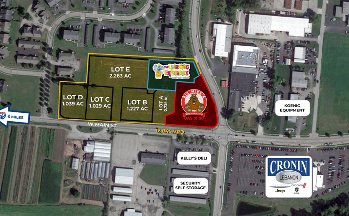 Pictures of Land property located at 1016 W Main St, Lebanon, OH 45036 for sales - image #1