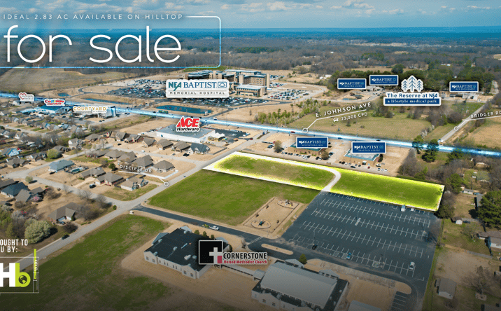Pictures of Land property located at 2.83 AC Disciple Dr., Jonesboro, AR 72401 for sales - image #1
