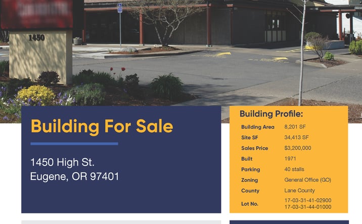 Pictures of Retail property located at 1450 High St, Eugene, OR 97401 for sales - image #1