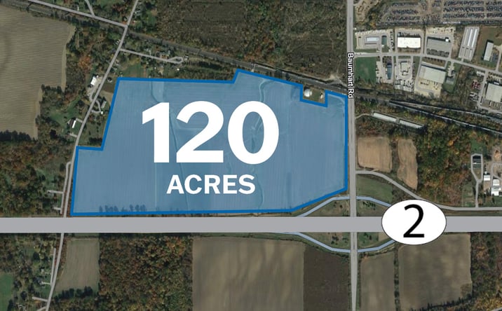 Pictures of Land property located at Corner of Baumhart Road and Route 2, Vermilion, OH 44089 for sales - image #1