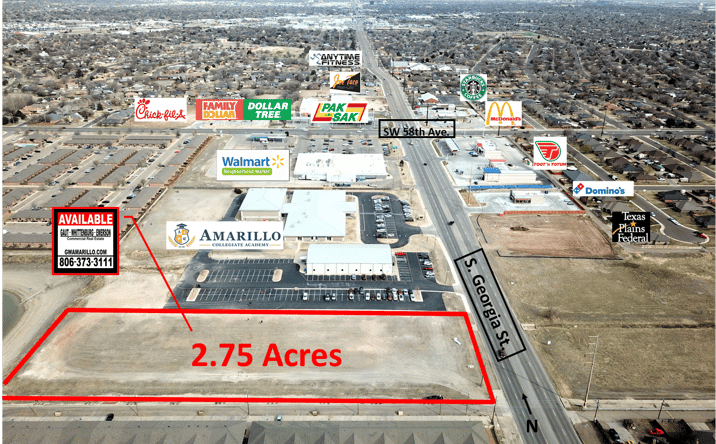 Pictures of Land property located at 6150 S Georgia St, Amarillo, TX 79118 for sales - image #1