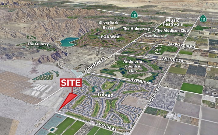 Pictures of Land property located at N Ave 62 & Madison St, La Quinta, CA 92253 for sales - image #1